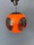 Orange Vintage Orange Bug Eye Massive Space Age Pendant Lamp by Luigi Colani For Sale - Image 8 of 11