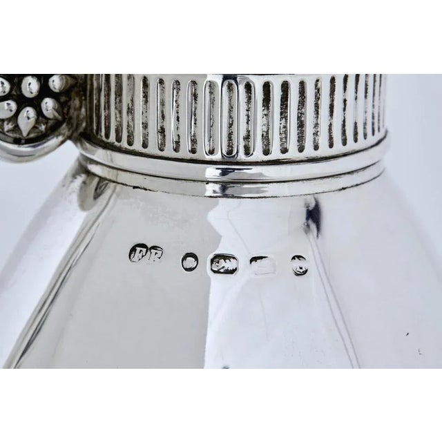 Metal Antique Silver Claret Jug by Frederick Elkington For Sale - Image 7 of 12