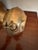 Metal Vintage Solid Brass Vase With Ring Handles For Sale - Image 7 of 8