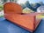 Vintage 1980s Custom Birdseye Maple Veneer King Size Bed Elegant and substantial, this custom-made king size bed was...