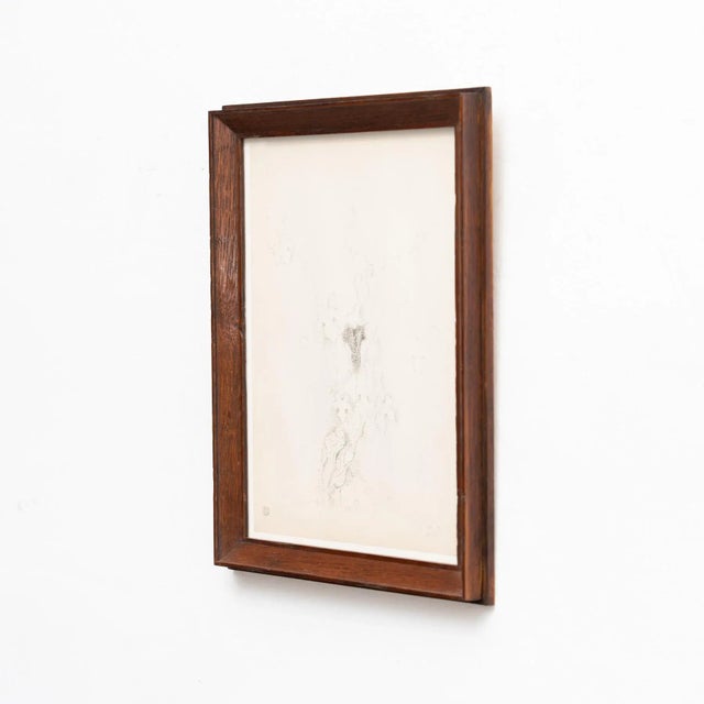 Dora Maar, Pointillist Colored Drawing, 1960, Ink on Paper, Framed For Sale - Image 13 of 15