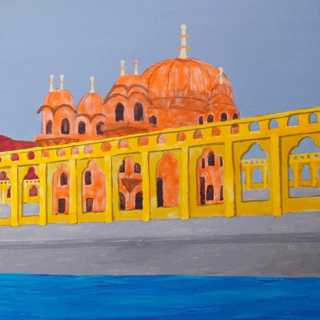 English India Painting of a Hindu Temple For Sale - Image 3 of 10