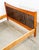 1960s 1960s Mid Century Modern Headboard Bed Frame Stickley Queen Sz Walnut Cherry Vintage For Sale - Image 5 of 12