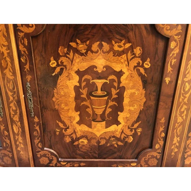 Boulle with Baroque Mirror, 1900s, Set of 2 For Sale - Image 4 of 18