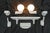 Set of Art Deco or Bauhaus bathroom accesories by Ditmar Urbach from late 1920s. Two wall lamps (E27 or E26 socket), one...