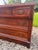 Antique American Black Walnut Burl Victorian Marble Top Dresser With Original Nautical Brass Hardware, Circa 1895–1905 For Sale - Image 10 of 12