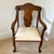 Queen Anne Late 19th Century, Georgian-Style, Walnut Paw Foot Dining Chair For Sale - Image 3 of 12