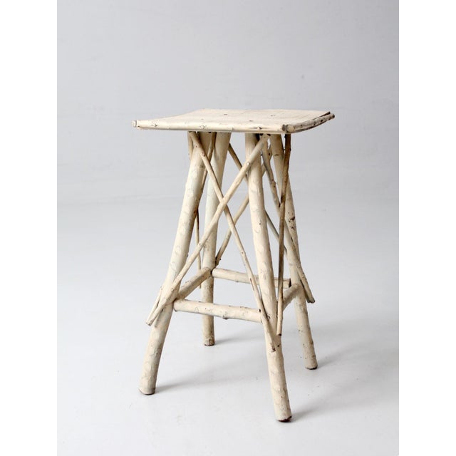 Antique Adirondack Twig Side Table For Sale - Image 10 of 17