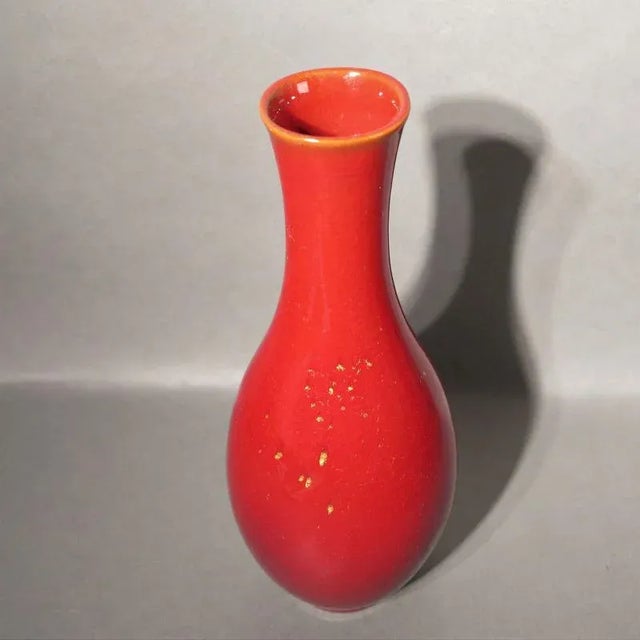 Ceramic Bottle Vase by Fridgart Glatzle for Karlsruher Majolika, 1950s For Sale - Image 6 of 8