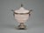 Pink Antique French Silver Onyx Sugar Bowl, 1920s For Sale - Image 8 of 11