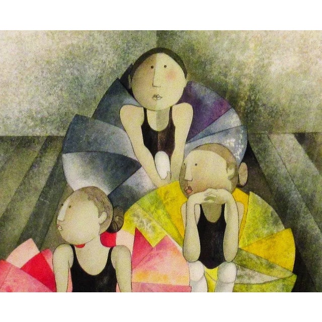 Printmaking Materials Graciela Rodo Boulanger, Les Petit Rats, Ballerinas III, Circa 1980 For Sale - Image 7 of 12