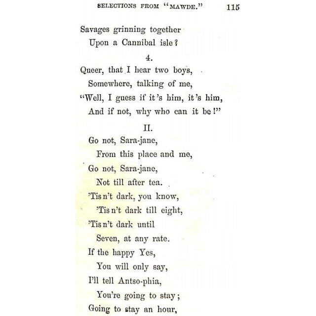 Traditional "The Song of Milkanwatha" 1856 Henderson, Marc Antony For Sale - Image 3 of 5