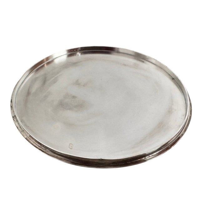 St. James Brazilian Modernist Silver Plate Serving Dish (C. 1980s) For Sale - Image 15 of 15