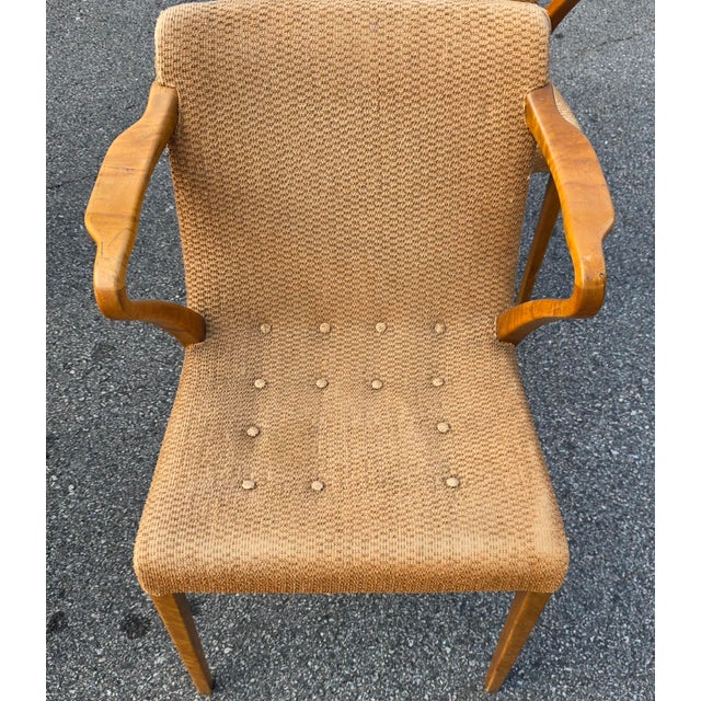 Set of Four Axel Larsson Model 1522 Armchairs for Bodafors, Swedish Modern, 1930s For Sale - Image 13 of 14