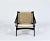 1950s Danish Modern Black Lacquered Beech Lounge Chair by Illum Wikkelsø for Niels Eilersen, 1950s For Sale - Image 5 of 13