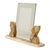 Glass Large Art Deco Onyx Marble Photo Picture Frame with Mirrored Border, 1930s For Sale - Image 7 of 18