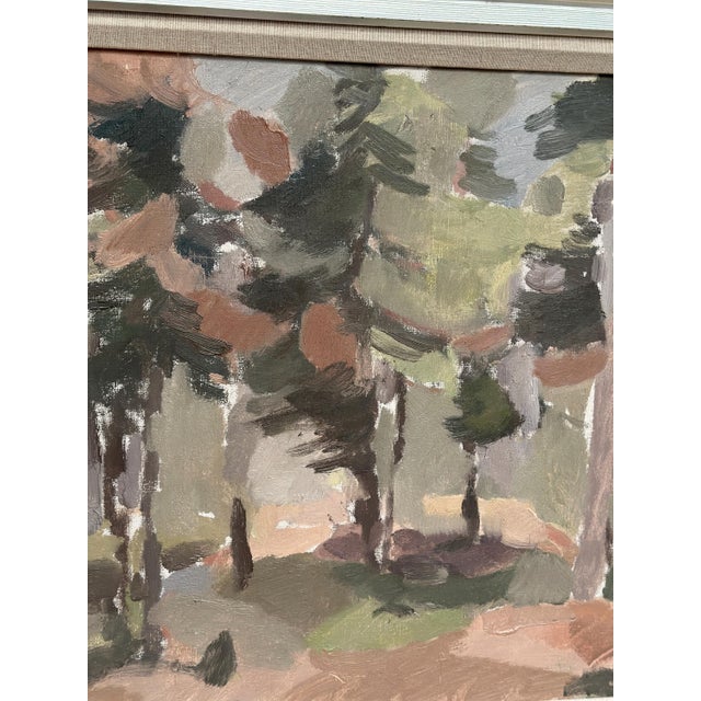 Jan Dahlin, Pine Forest, 1959, Oil on Canvas, Framed For Sale - Image 15 of 18