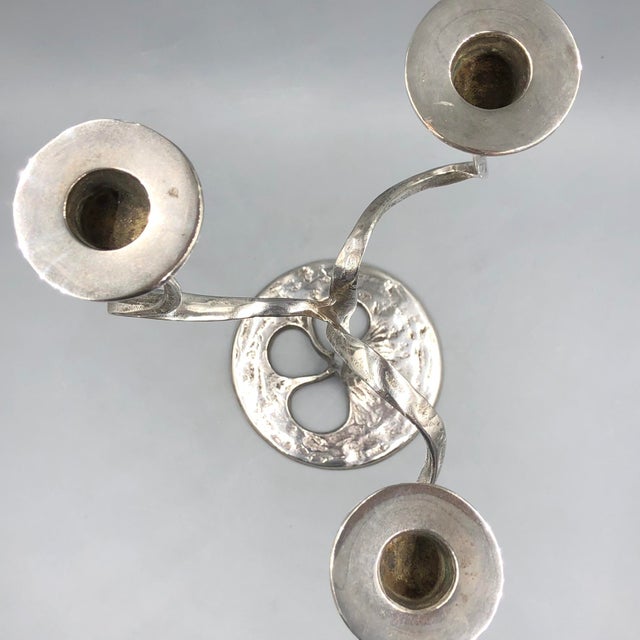 Mid-Century Brutalist Candlestick by Kurt Jesch for Amadeus/Tonini, 1970s For Sale - Image 6 of 15