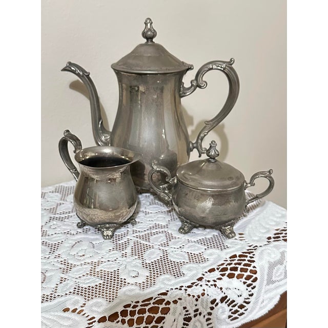 Vintage Late 20th Century Gorham Silver Plate Over Brass Tea