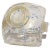 Gold Vintage Murano Gold Flecks White Blue Daisy Pattern Italian Art Glass Rope Handle Basket Bowl For Sale - Image 8 of 8
