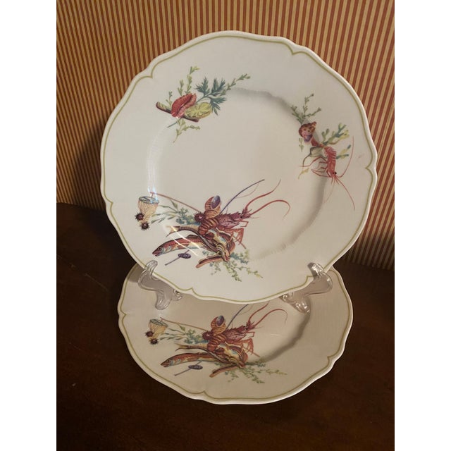 This set of Limoges Dinner Plates are quite rare. The set consists of six different designs, two each in the set. The...
