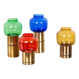 Vintage Lotta Candleholders by Hans-Agne Jakobsson for Markaryd, 1950s, Set of 4 For Sale