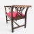 Red 18th Century Carved Mahogany Chippendale Window Seats / Benches - A Pair For Sale - Image 8 of 12