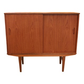 Danish Teak Bar Cabinet, 1960s For Sale