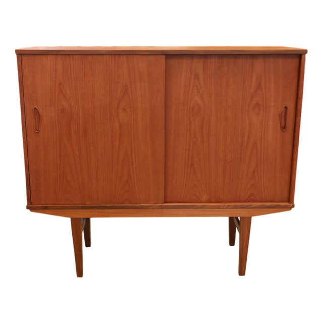 Danish Teak Bar Cabinet, 1960s For Sale