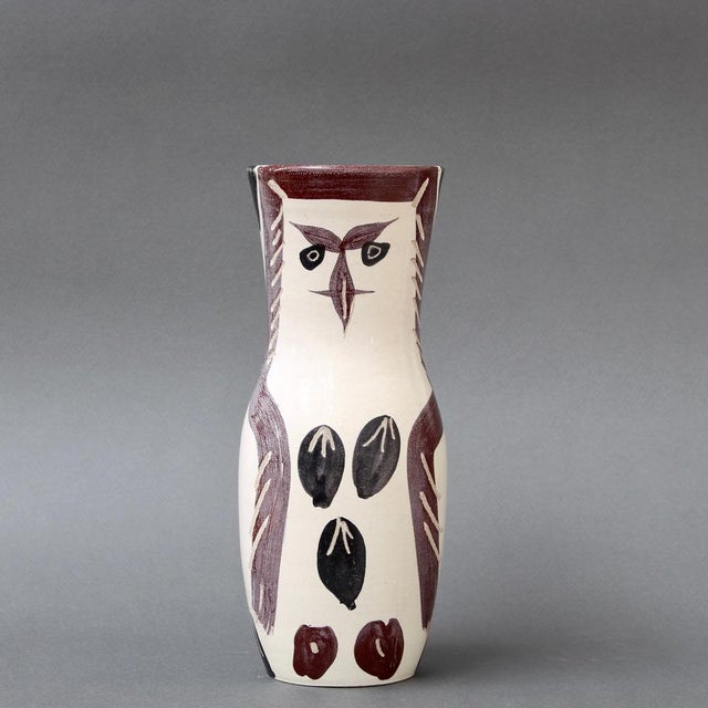 Modern Ceramic Owl Vase by Pablo Picasso for Madoura, 1952 For Sale - Image 3 of 18
