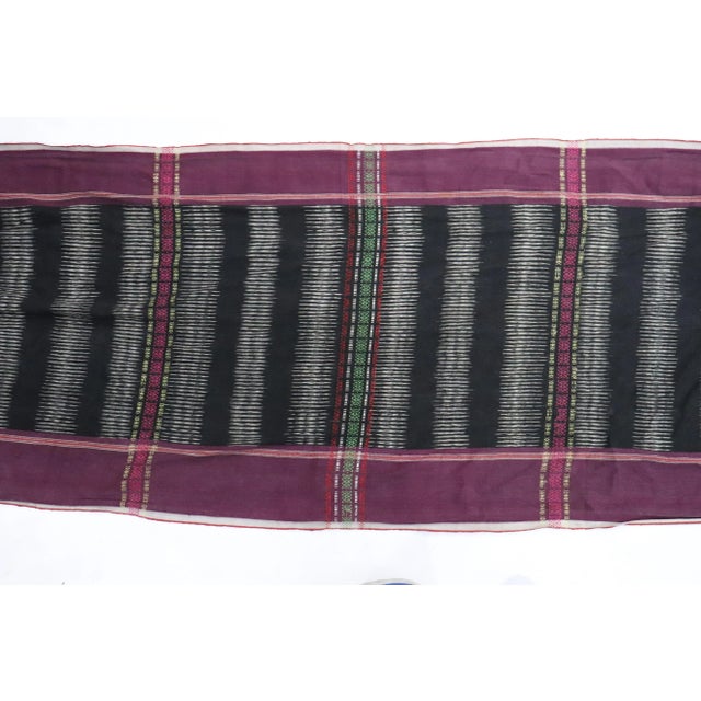 Early 20th Century Indonesian Batak Textile - 2' x 5' For Sale - Image 4 of 9