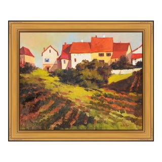 Late 20th Century Golden Fields of Rest, Martha Mans For Sale