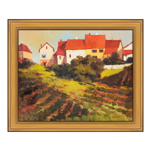 Late 20th Century Golden Fields of Rest, Martha Mans