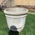 Vintage Henri Studio Garden Extra Large and Heavy Rolled Rim Concrete Stone Planter W/Stand Numberd For Sale - Image 12 of 12