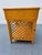 Vintage Coastal Bamboo and Rattan Lattice Nightstand With Drawer For Sale - Image 9 of 10