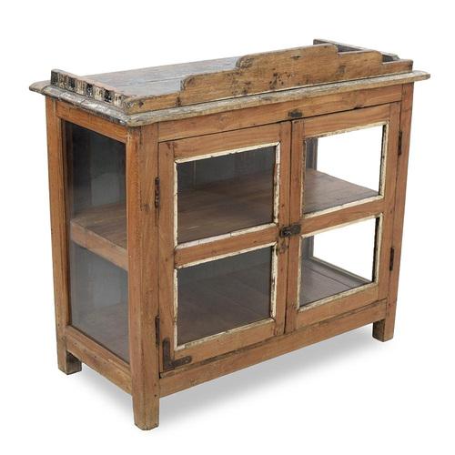 Glazed Wood Sideboard For Sale - Image 3 of 10