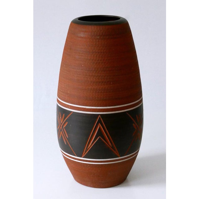 Ceramic Large Mid-Century Modern Ceramic Floor Vase, Germany, 1960s For Sale - Image 7 of 18