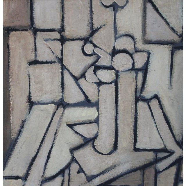 JG, The Vanguard Series, Postwar European Abstraction, 1950s-1970s, Oil on Board, Framed For Sale - Image 4 of 14