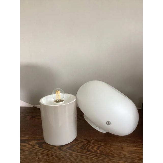 Vintage Mushroom Bedside Table, 1980, Set of 2 For Sale - Image 5 of 9