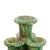 Early 21st Century Handcrafted Tamegroute Green Glazed Ceramic Candle Holder Sculpture, Multi-Spout Moroccan Art, One-of-a-Kind For Sale - Image 5 of 8