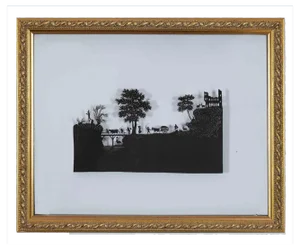 Monique Boillat, Countryside Life, Mixed Media, Mid-20th Century