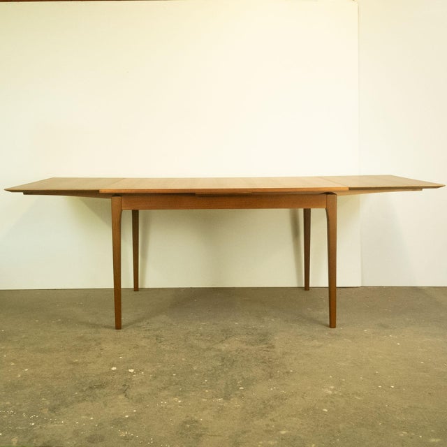 Extendable Dining Table in Walnut & Beech from Lübke, 1960s For Sale - Image 14 of 15