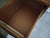 Desk - 2 File Cabinets + Desktop Walnut Wood Portable 3 Pc Retro Wooden Desk Euc For Sale - Image 9 of 13