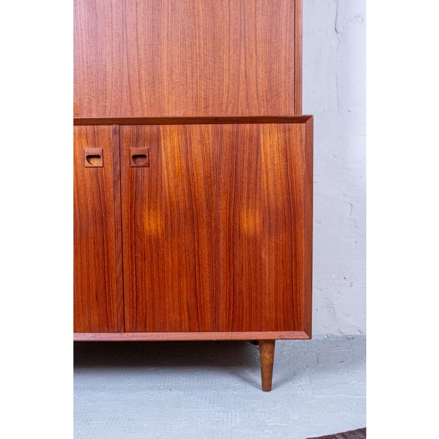 Brown Vintage Danish Secretaire in Teak by Erik Brouer, 1960s For Sale - Image 8 of 18