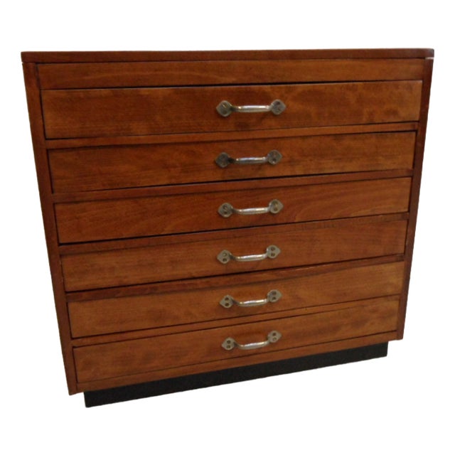 Vintage Watchmakers Filing Cabinet with Drawers, 1930s For Sale