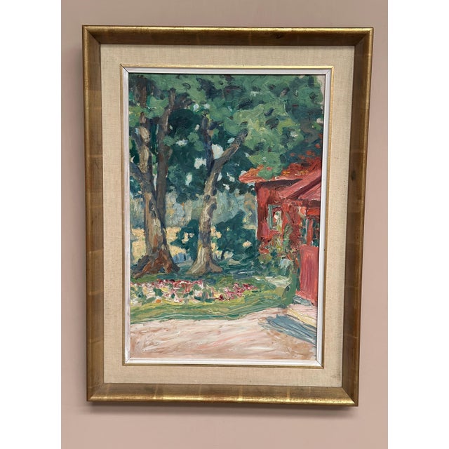 John Rosenqvist, House in Naantali, 1950s, Oil Painting on Board, Framed For Sale - Image 9 of 18