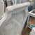 Pair of Vintage Cane Back Armchairs in Gloss White For Sale - Image 4 of 10