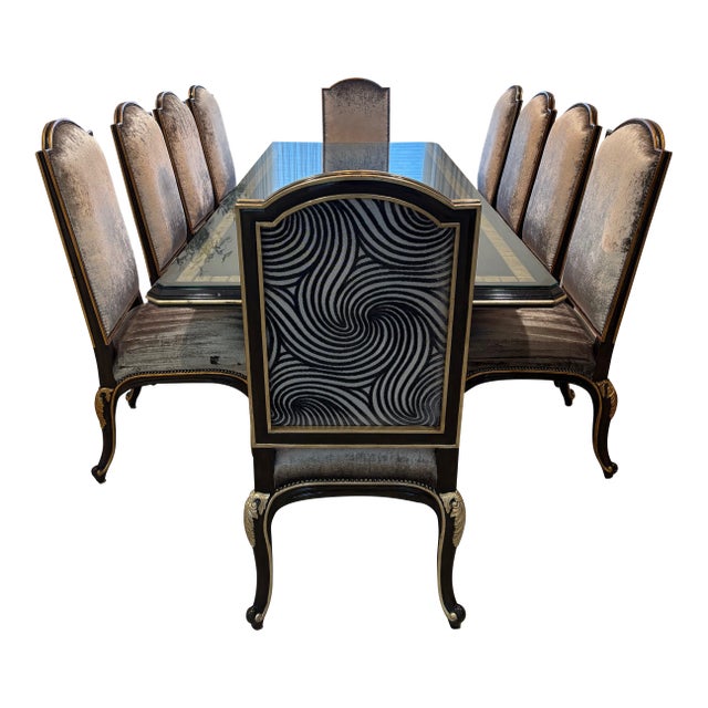Marge Carson Dining Room Set of 10 For Sale