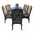 Marge Carson Dining Room Set of 10 For Sale