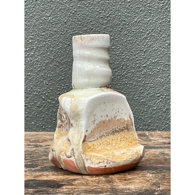 Vintage Abstract Ceramic Vase For Sale In West Palm - Image 6 of 12